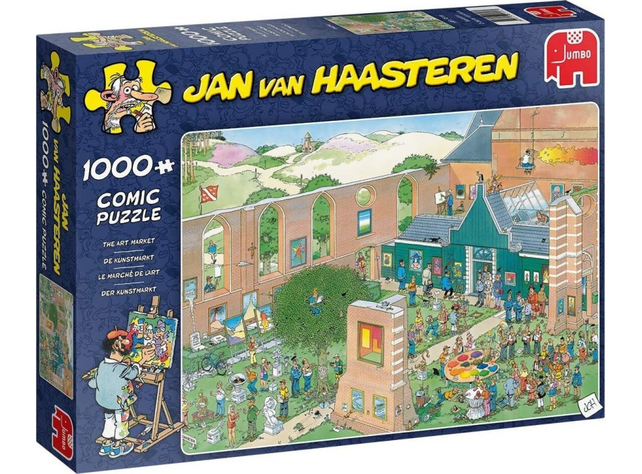 JUMBO Puzzle JvH Trh s uměním 1000 dílků