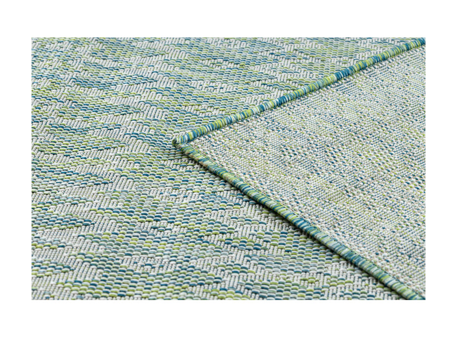 Kusový koberec Sion Sisal Aztec 22184 green/blue/ecru