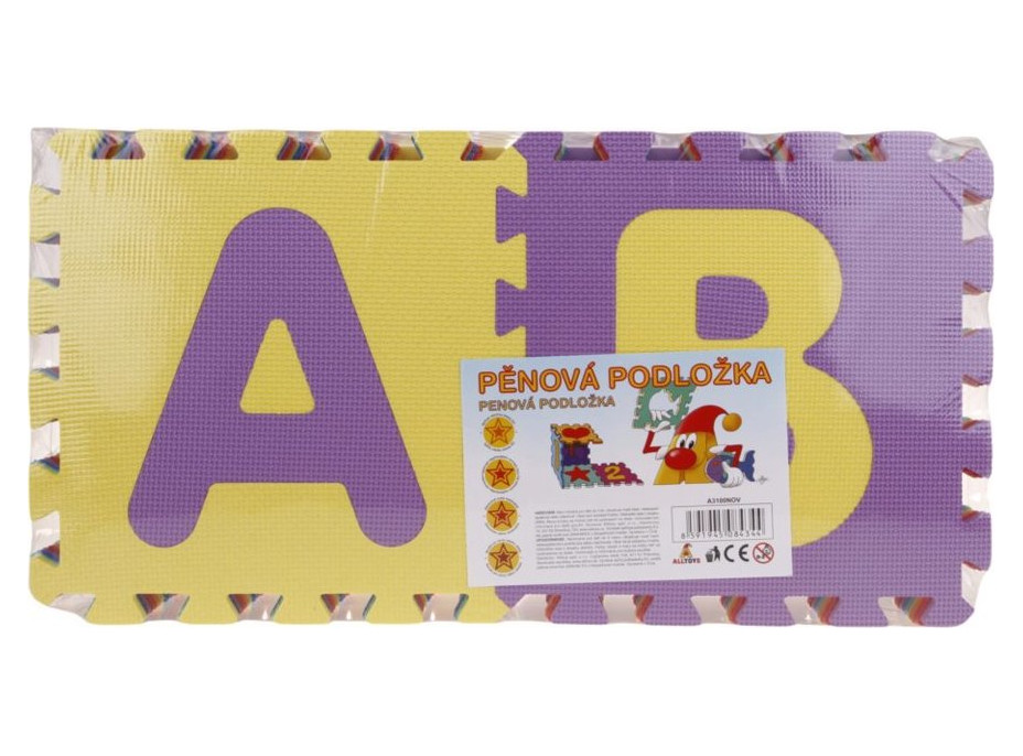 Pěnové puzzle Písmena (30x30)