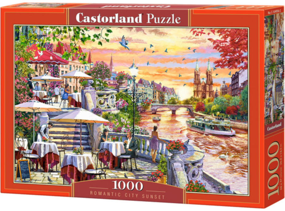 CASTORLAND Puzzle Romantika ve městě 1000 dílků