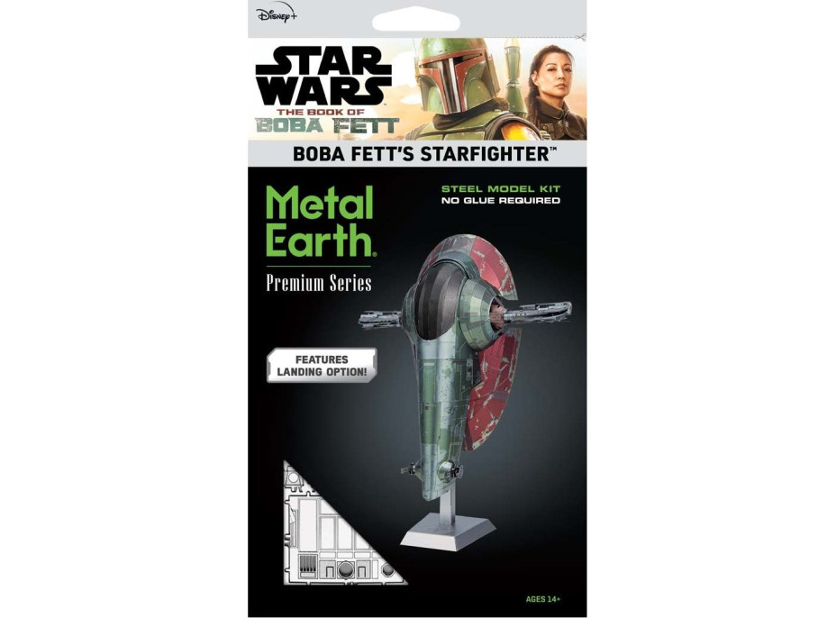 METAL EARTH 3D puzzle Star Wars: Boba Fett's Starfighter (ICONX)