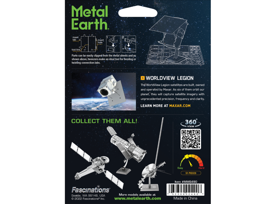 METAL EARTH 3D puzzle WorldView Legion