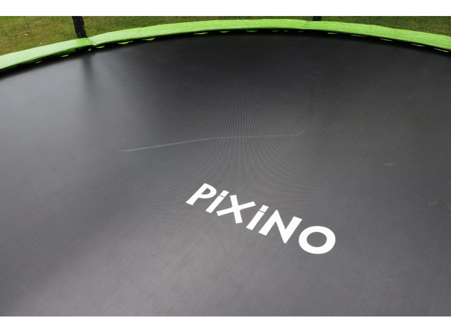 PIXINO Trampolína Deluxe 244 cm s ochrannou sítí a žebříkem