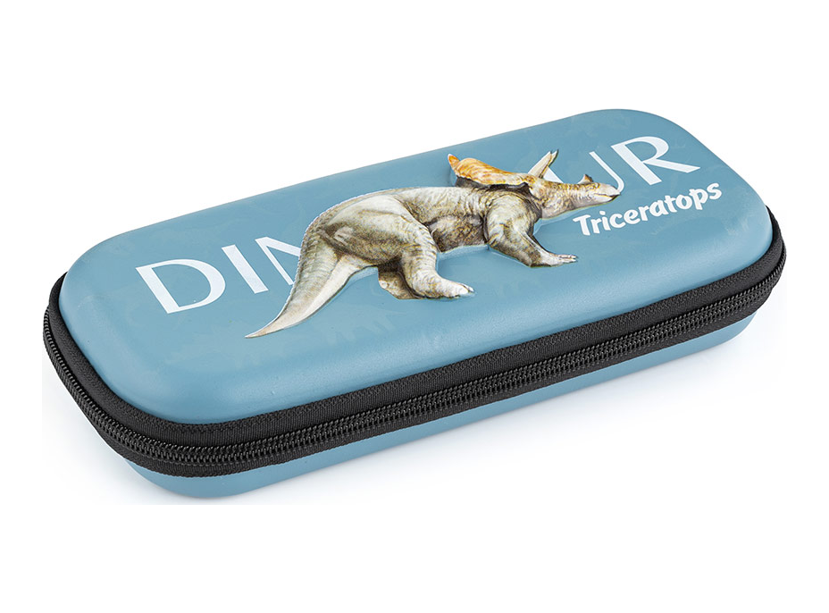 OXYBAG Školní penál 3D etue DINO Triceraptos