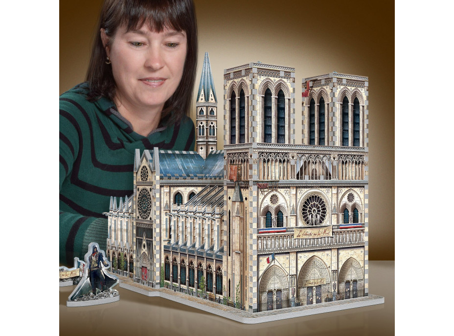 WREBBIT 3D puzzle Assassin's Creed Unity: Notre-Dame 860 dílků