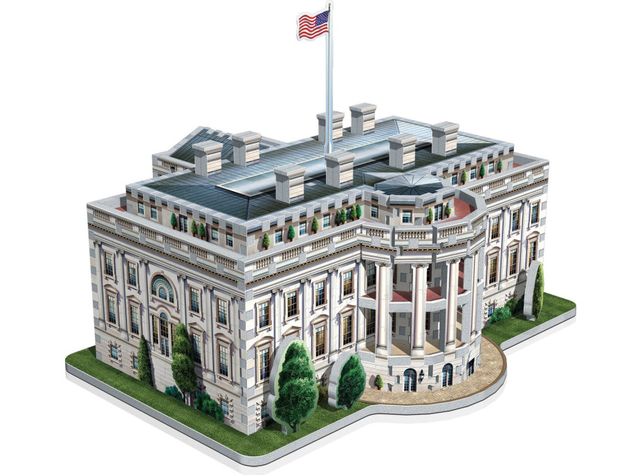 WREBBIT 3D puzzle Bílý dům, Washington 490 dílků