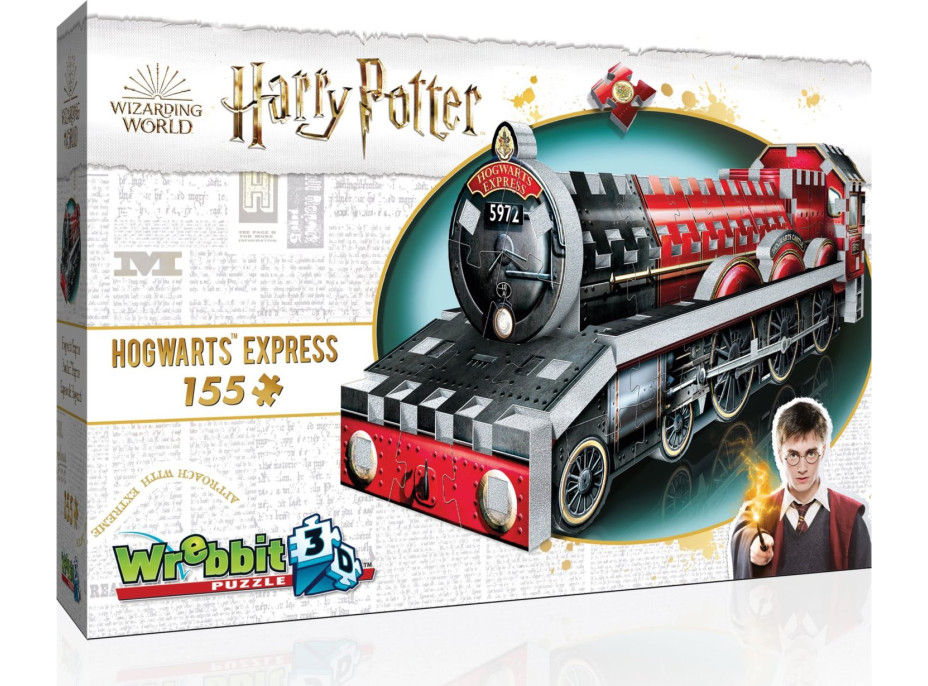 WREBBIT 3D puzzle Harry Potter: Bradavický expres 155 dílků