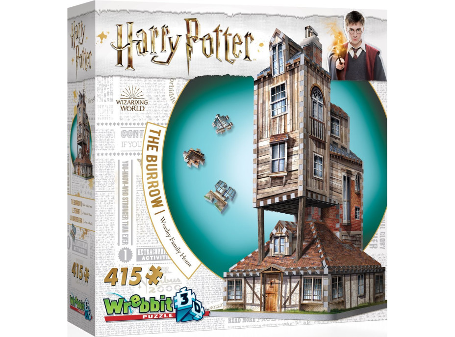 WREBBIT 3D puzzle Harry Potter: Doupě 415 dílků