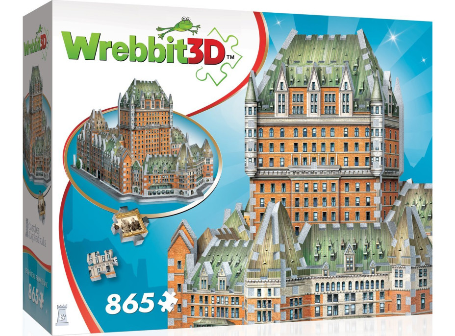 WREBBIT 3D puzzle Le Château Frontenac 865 dílků