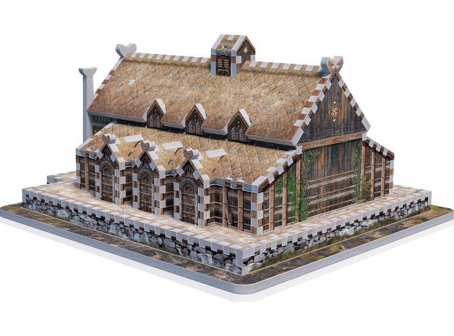 WREBBIT 3D puzzle Pán prstenů: Zlatá síň Edoras 445 dílků