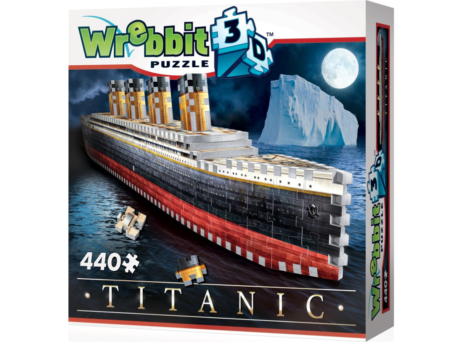 WREBBIT 3D puzzle Titanic 440 dílků