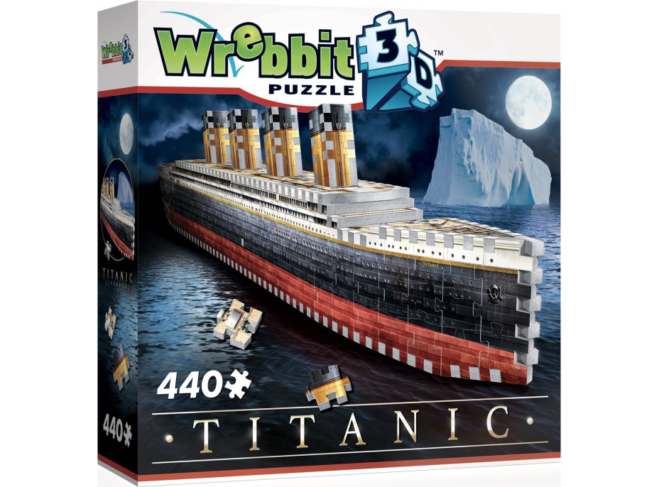 WREBBIT 3D puzzle Titanic 440 dílků