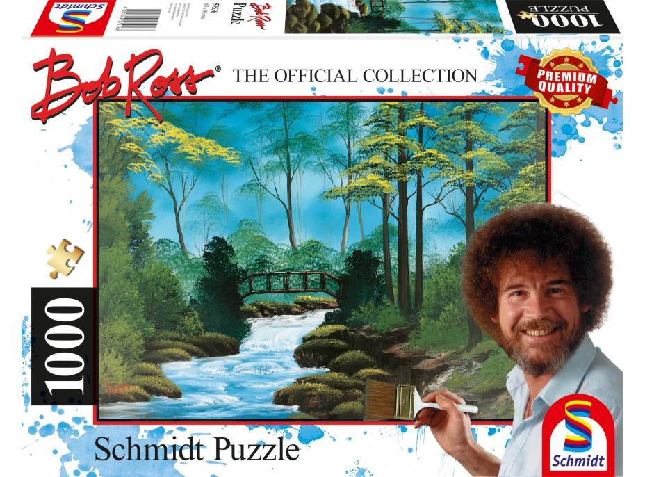 SCHMIDT Puzzle Bob Ross: Osamělý most 1000 dílků