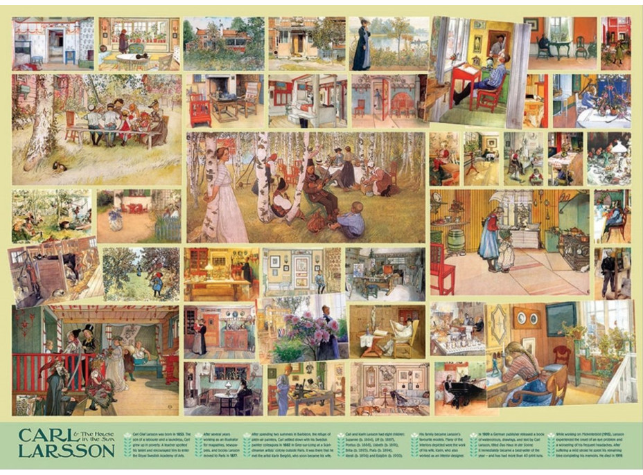 COBBLE HILL Puzzle Carl Larsson 1000 dílků