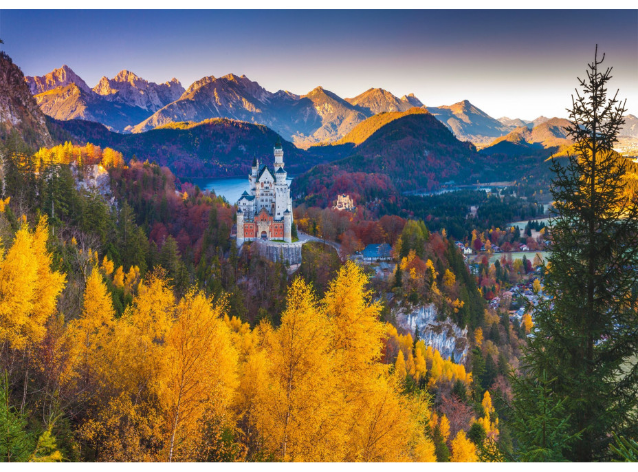 SCHMIDT Puzzle Podzimní Neuschwanstein 1000 dílků