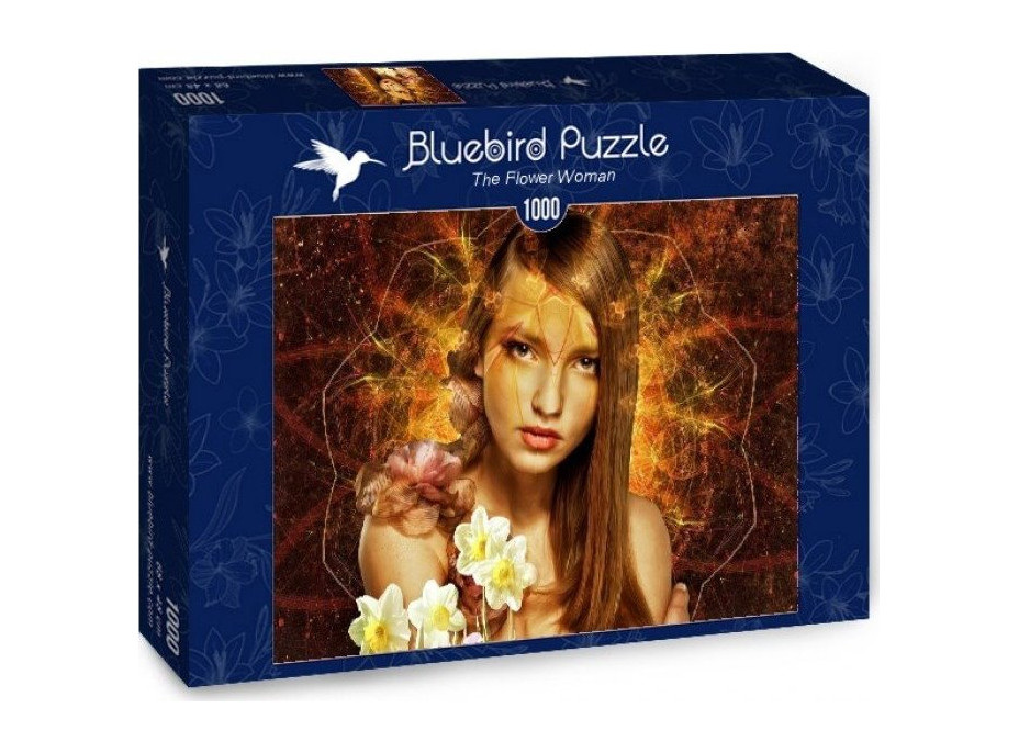 BLUEBIRD Puzzle Květinová dívka 1000 dílků