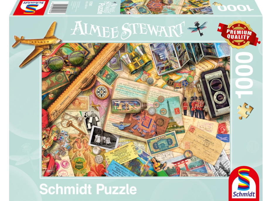 SCHMIDT Puzzle Vzpomínky na cestování 1000 dílků