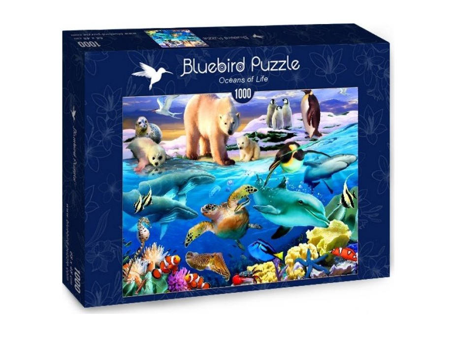 BLUEBIRD Puzzle Oceán života 1000 dílků