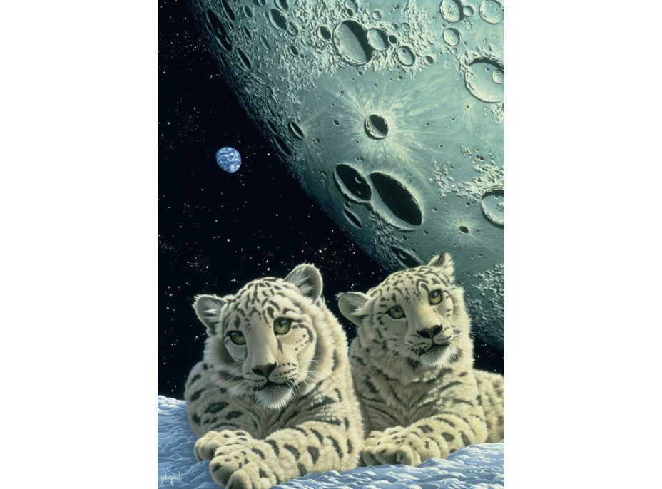 GRAFIKA Puzzle Doupě sněžných leopardů 2000 dílků