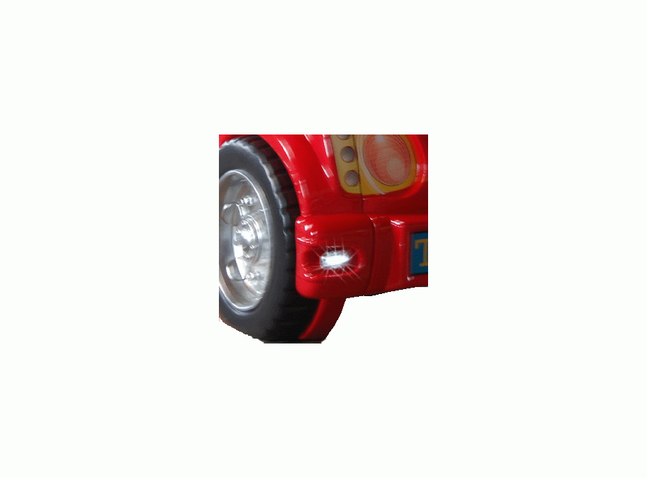Dětská autopostel TRUCK 180x90 cm - červená