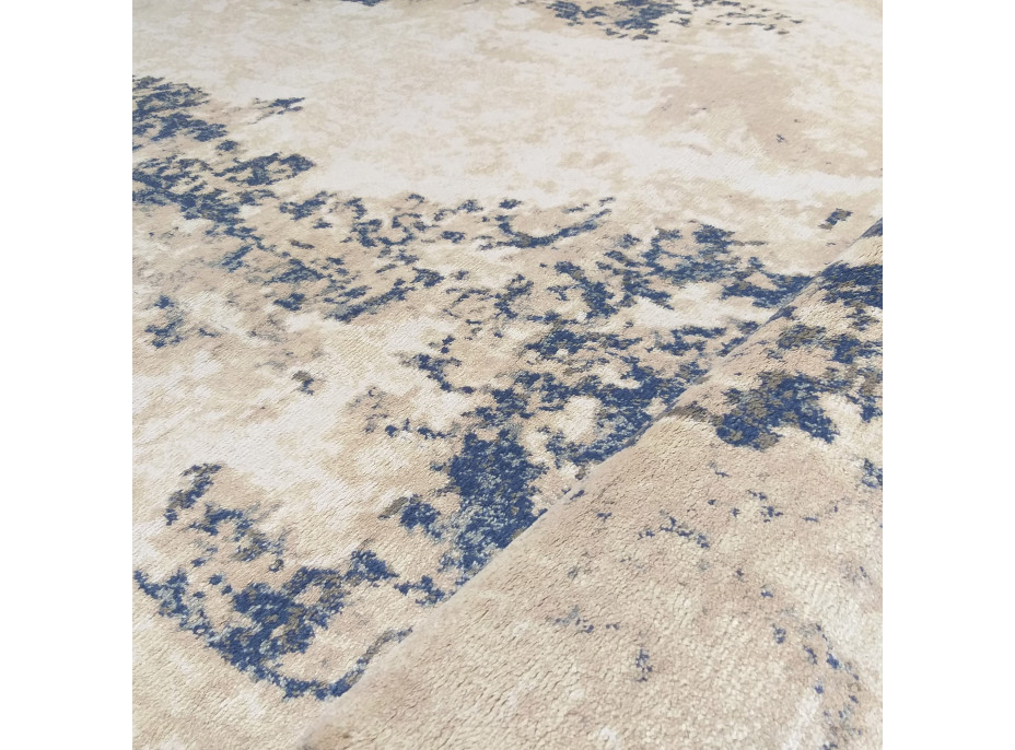 Kusový koberec MYLES PRR 54A-BM - béžový/modrý