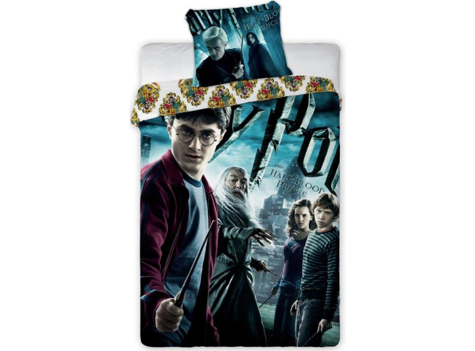 Dětské bavlněné povlečení HARRY POTTER 001 - 140x200 cm