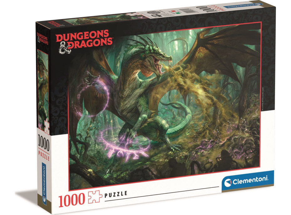 CLEMENTONI Puzzle Dungeons&Dragons 1000 dílků