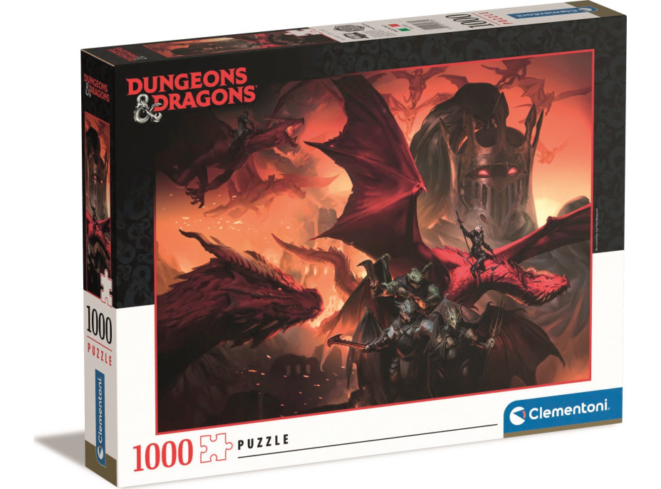 CLEMENTONI Puzzle Dungeons&Dragons 1000 dílků