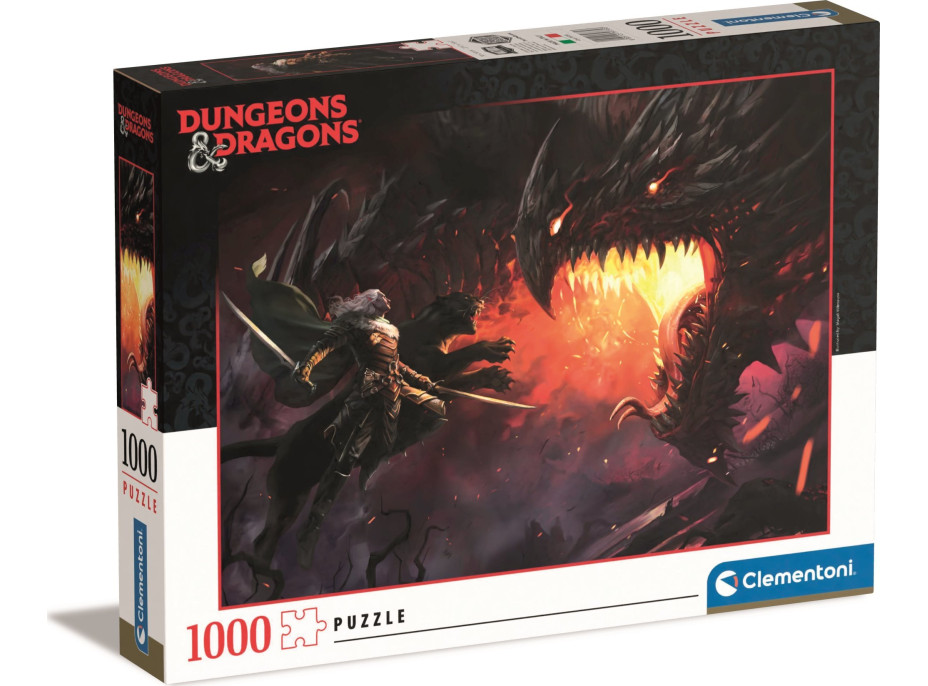 CLEMENTONI Puzzle Dungeons&Dragons 1000 dílků