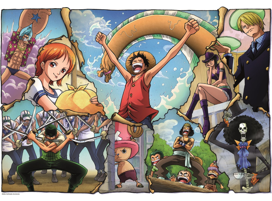 CLEMENTONI Puzzle Anime Collection: One Piece 500 dílků