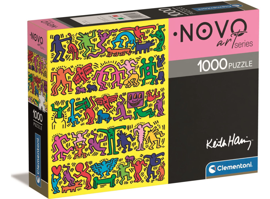 CLEMENTONI Puzzle Novo Art Series: Keith Haring 1000 dílků