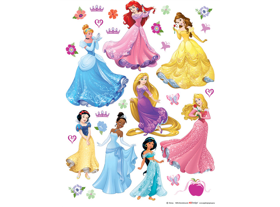 Dětská samolepka DISNEY PRINCEZNY 4 65x85 cm