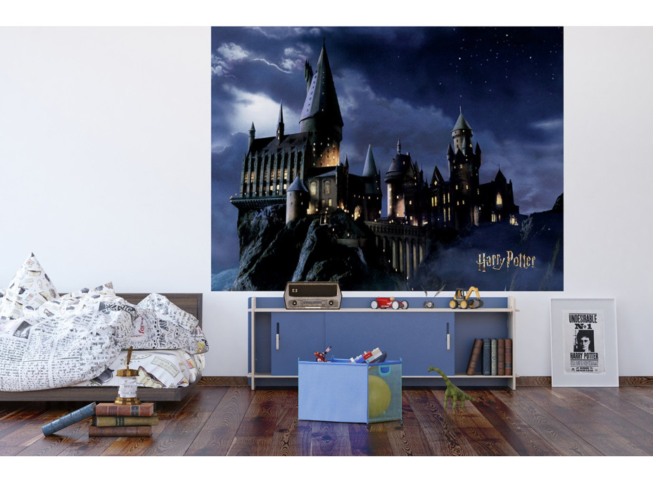 Dětská fototapeta - Harry Potter - Bradavice - 252x182 cm