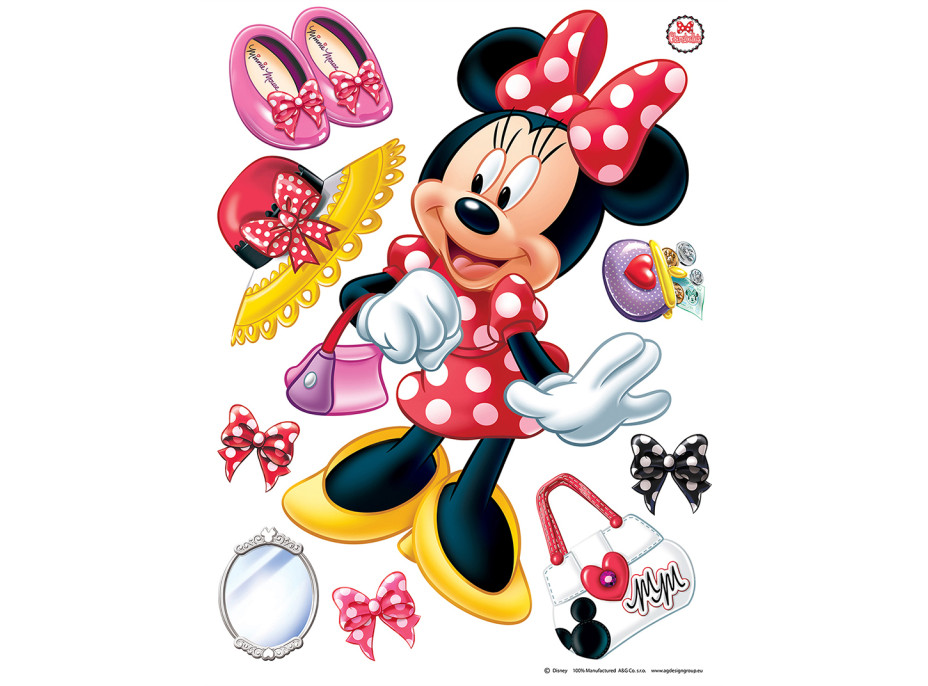 Dětská samolepka MINNIE MOUSE 2 65x85 cm