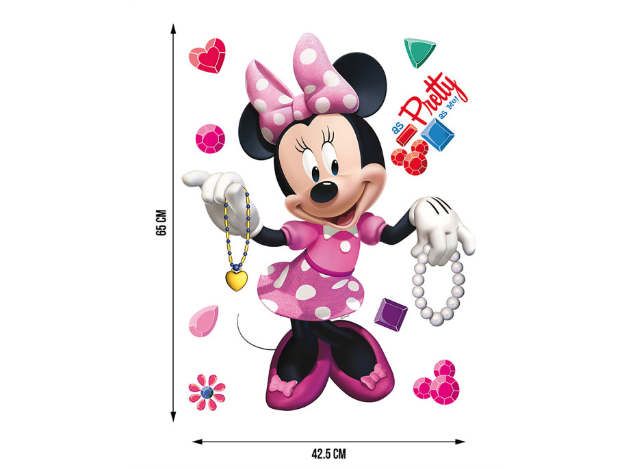 Dětská samolepka MINNIE MOUSE 42,5x65 cm