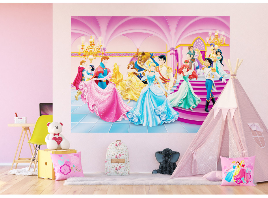 Dětská fototapeta DISNEY - Tančící princezny - 255x180 cm