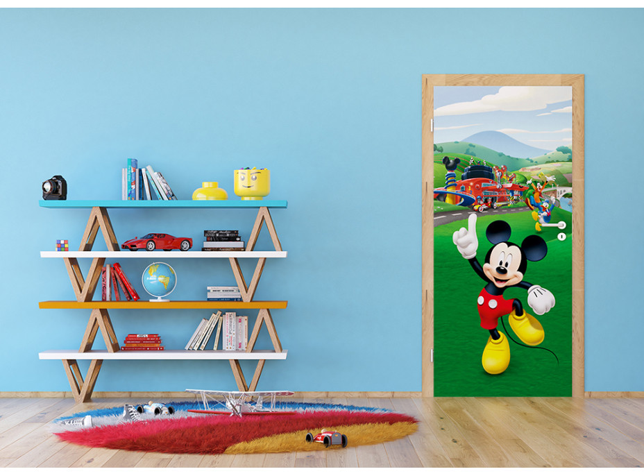 Dětská fototapeta DISNEY - Mickey Mouse má nápad - 90x202 cm