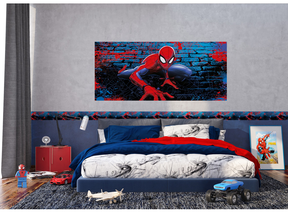 Dětská fototapeta MARVEL - SPIDER-MAN - 202x90 cm