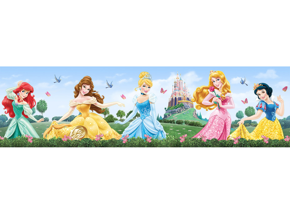 Dětská samolepící bordura DISNEY PRINCEZNY