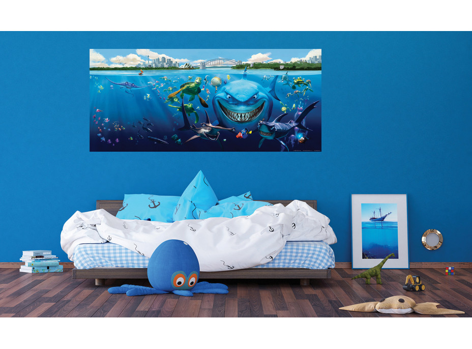 Dětská fototapeta DISNEY - Nemo a všichni ostatní - 202x90 cm