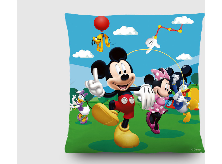 Dětský polštářek DISNEY MICKEY MOUSE 40x40 cm