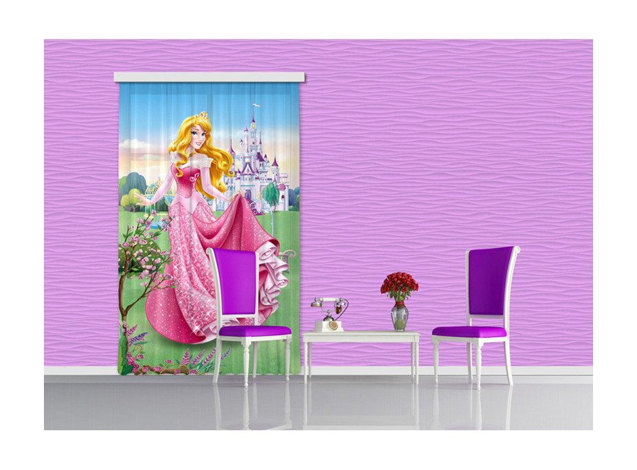 Dětský závěs DISNEY PRINCEZNA AURORA 140x245 cm