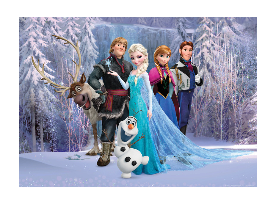 Dětská fototapeta DISNEY - Frozen v kouzelném lese - 155x110 cm