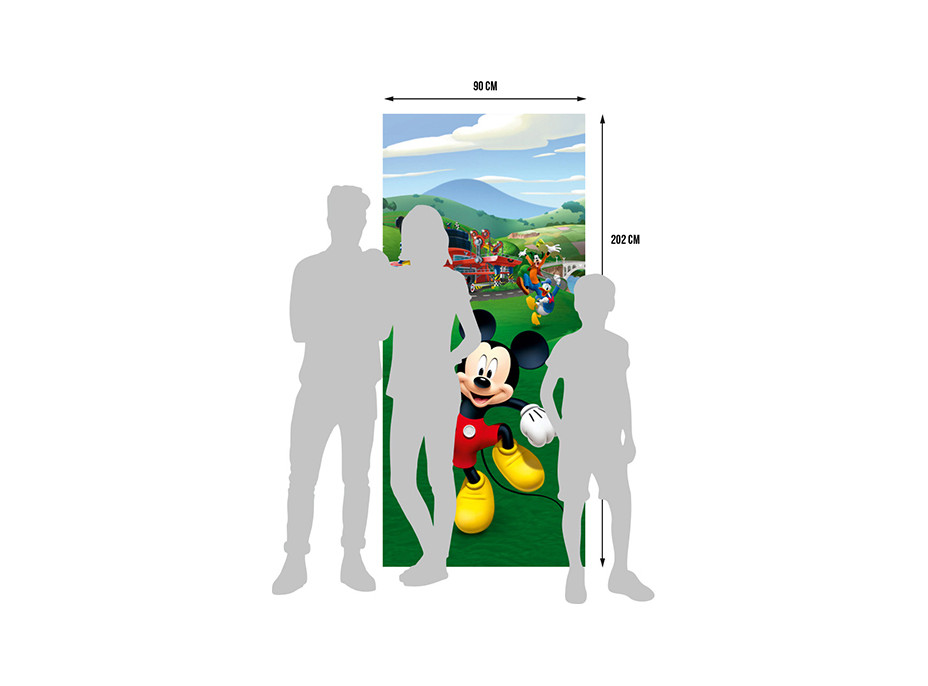 Dětská fototapeta DISNEY - Mickey Mouse má nápad - 90x202 cm