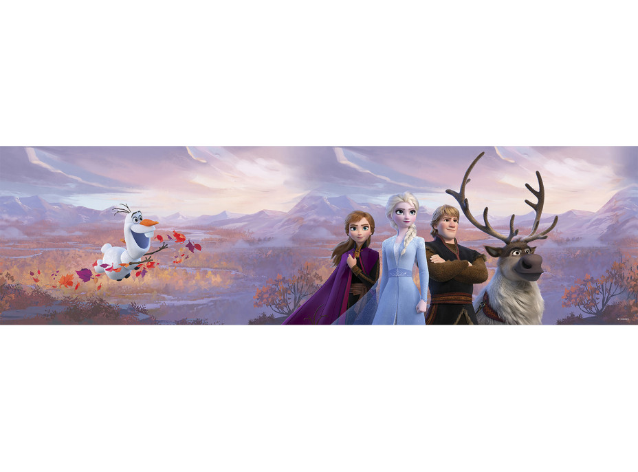 Dětská samolepící bordura DISNEY FROZEN 2 létající Olaf - 10x500 cm