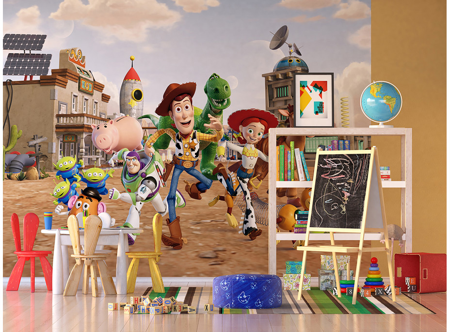 Dětská fototapeta DISNEY - Woody s kamarády - 360x270 cm