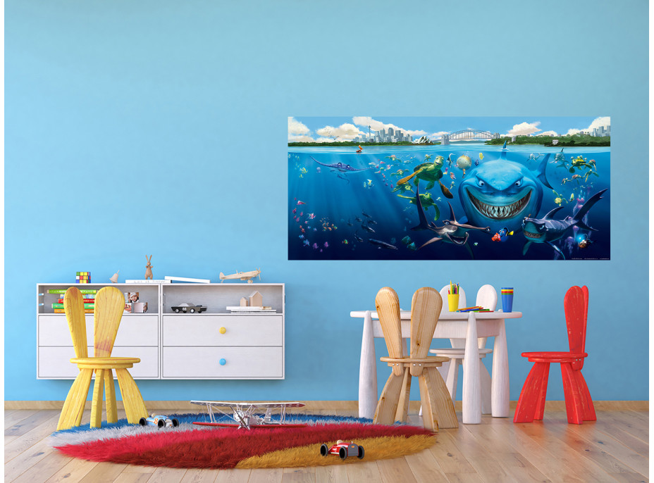 Dětská fototapeta DISNEY - Nemo a všichni ostatní - 202x90 cm