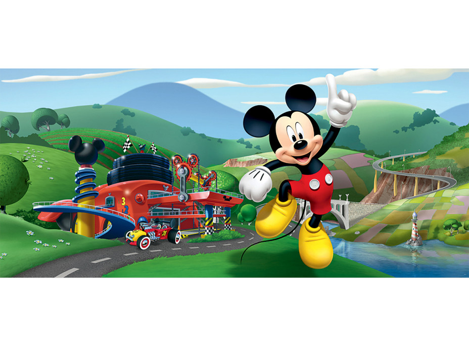 Dětská fototapeta DISNEY - Mickey Mouse má nápad - 202x90 cm