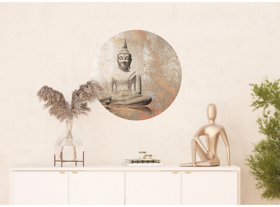 Moderní fototapeta - Buddha - kulatá - 70 cm