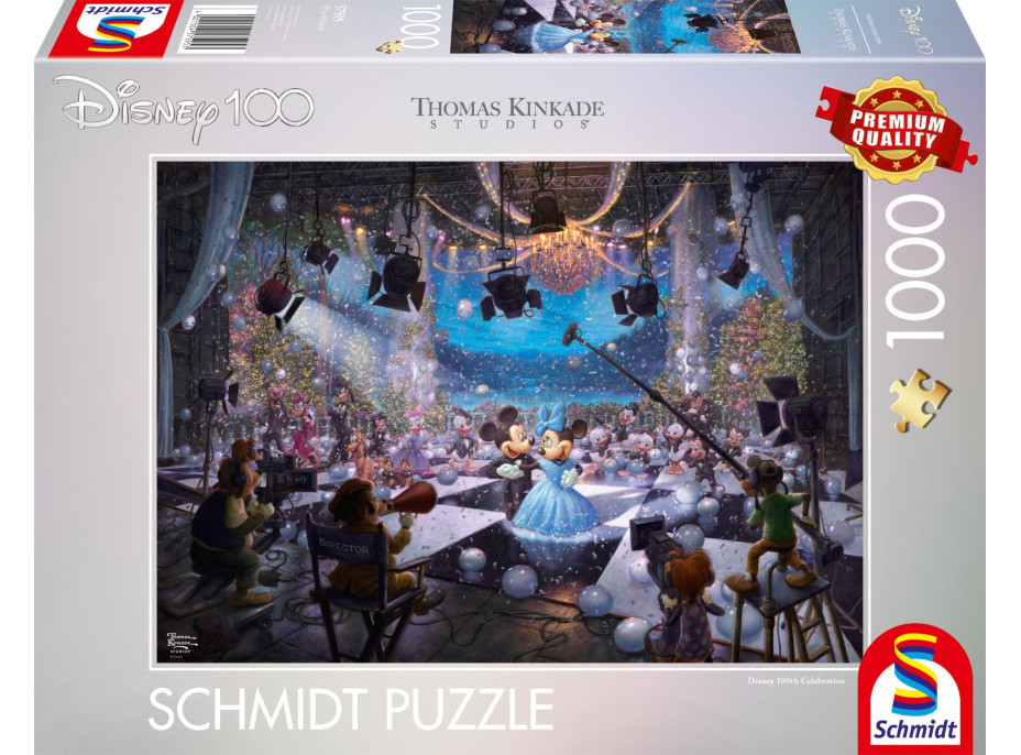 SCHMIDT Puzzle Disney: Oslava 100 let (1) 1000 dílků